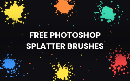 Free Photoshop Splatter Brushes Feature Image
