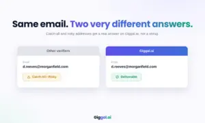 Risky email verifier