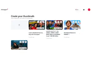Thumbnail dashboard for multiple platforms