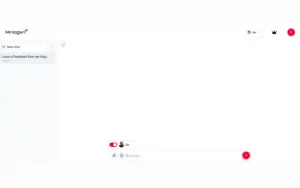 AI chat interface for thumbnail generation