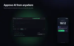 NotifAI mobile approval cards for supervising Claude Code development from anywhere