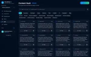 Organize content easily with VoicePost AI All-in-one Content Creator