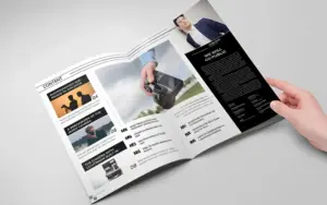 Free Photography Magazine Template Content Page