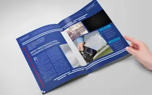 Free Photography Magazine Template Content Page With Pictures