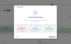 Main dashboard of SERPView – SEO Analytics Platform