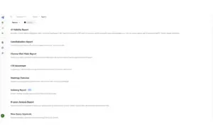 SEO reports list of SERPView – SEO Analytics Platform
