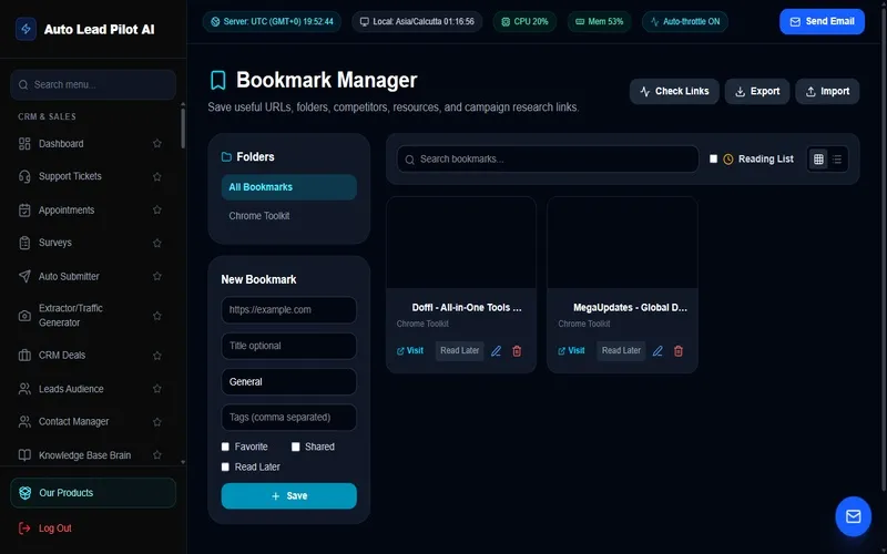 Bookmark Manager