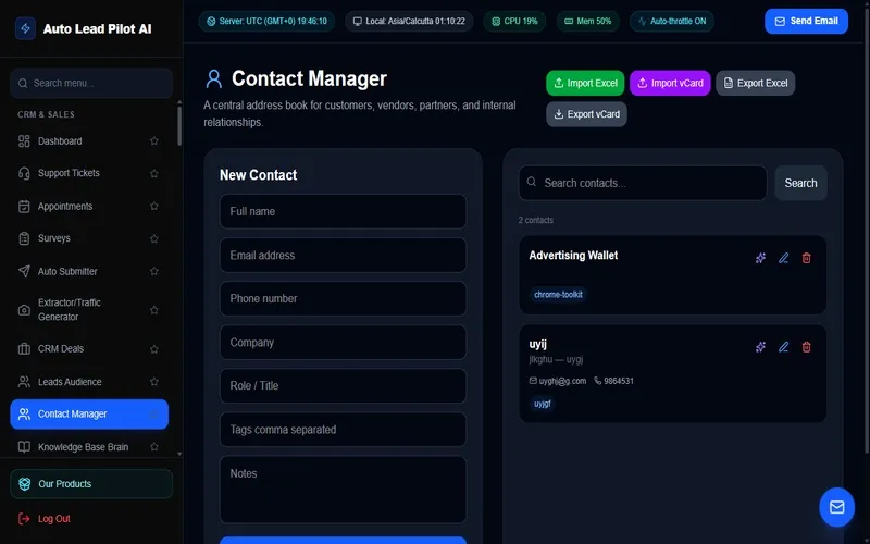 Contact Manager