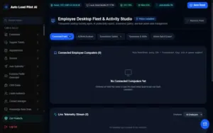 Empyoee tracking studio in Auto Lead Pilot AI