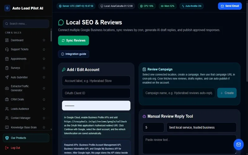 Local SEO & Reviews