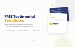 FREE Testimonial Templates Feature Image