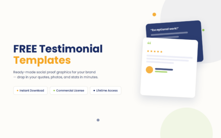 FREE Testimonial Templates Feature Image