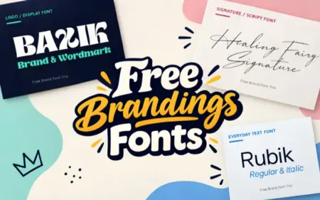 Free Branding Fonts Feature Image