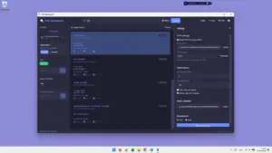 OCR and performance settings panel