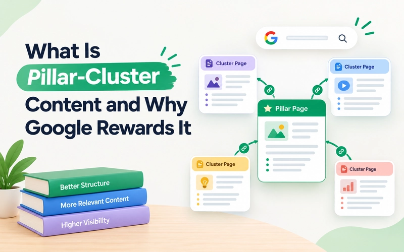 Pillar Cluster Content Blog Feature Image