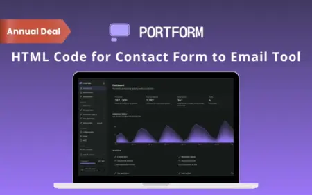 PortForm HTML Code For Contact form to Email tool Feature Image