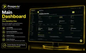Prospexto main dashboard