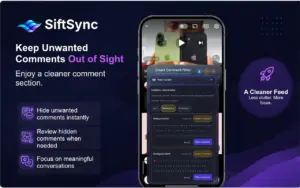 Comment Filtering in SiftSync