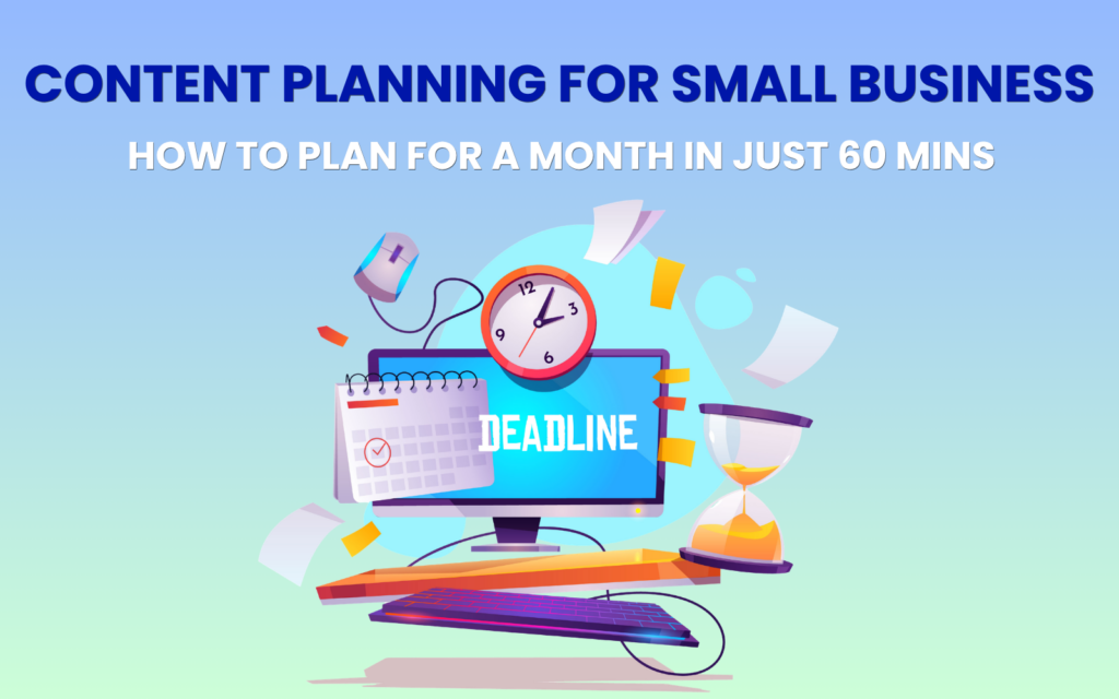 Small Business Content Planning Blog Feature Image