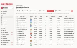 Bulk Product Editor of WooDonkey WooCommerce Store Manager