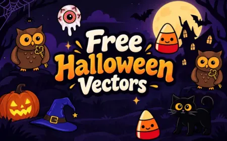 Free Halloween Vectors Feature Image