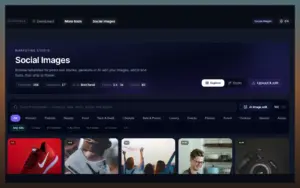 Create scroll-stopping visuals with Social Images in PixaSocial Social Media Content Creation Tool