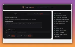 Go From One Sentence to a Full Website with Themecut AI WordPress Website Builder