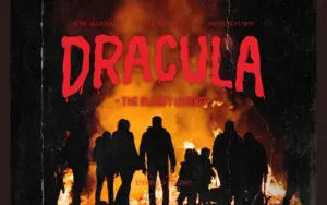 Dracula movie poster title lettering