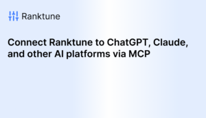 Connect AI platforms in Ranktune