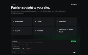 One-click publishing integrations