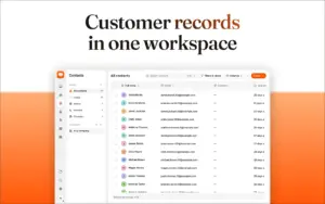 Manage customer records in one workspace with Sellio AI Customer Support