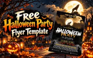 Free Halloween Party Flyer Template Feature Image