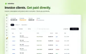 Invoice clients and get paid directly with Indiewise freelancer CRM