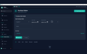 create and track supplier purchase orders using billify pos billing software