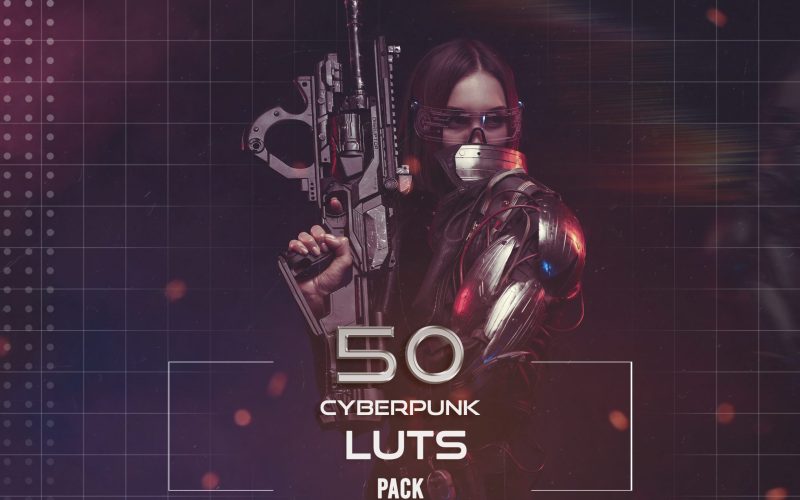 50 Cyberpunk LUTs Pack