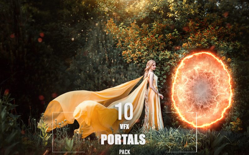 10 VFX Portals Pack preview - Video Effects