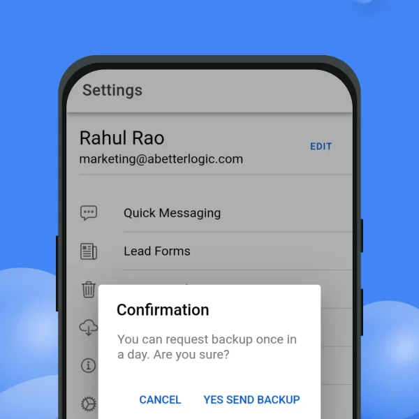 Secure Backup Preview Image of SalesABL - Leads Management App